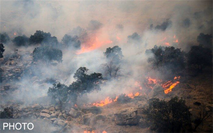 وقوع ۱۱۰ فقره آتش‌سوزی در استان‌های جنوبی و زاگرسی طی هفته گذشته