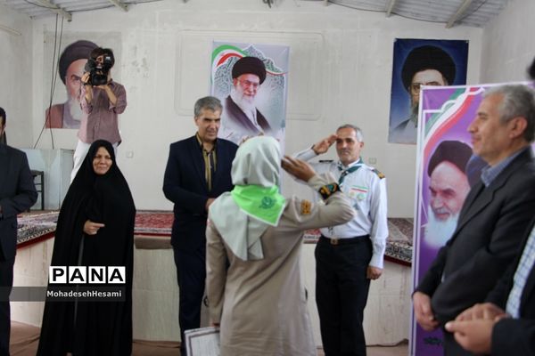 بازدیدمسئولان اداره‌کل آموزش و پرورش استان  از اردوی سازمان دانش آموزی