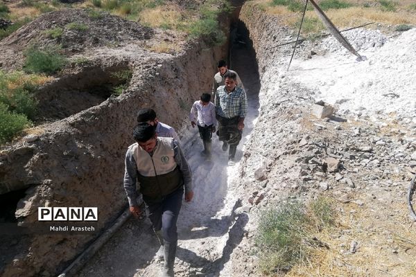 تلاش برای احیای 23 قنات به همت بسیج سازندگی سپاه