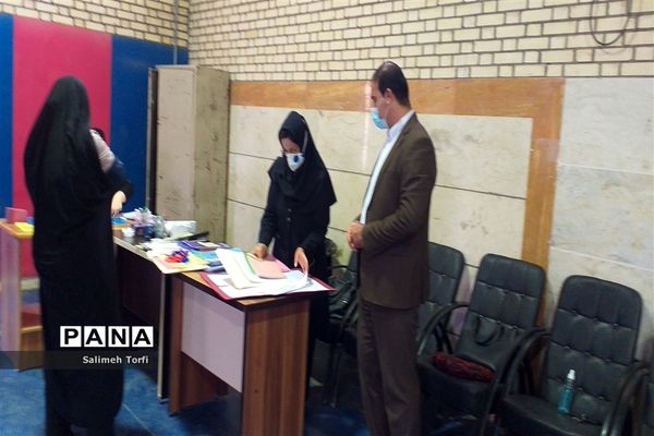 بازدید ازحوزه‌های امتحانی جهت آماده سازی و برگزاری امتحانات نهایی دوازدهم درشهرستان حمیدیه