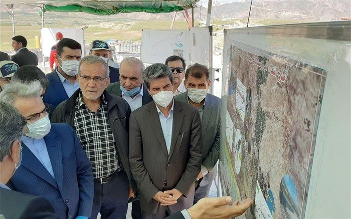 رییس سازمان برنامه و بودجه از سد "کانی‌سیب" پیرانشهر بازدید کرد