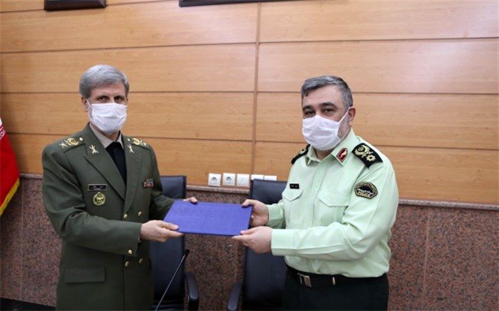 امضای تفاهم‌نامه همکاری‌های مشترک وزارت دفاع و نیروی انتظامی