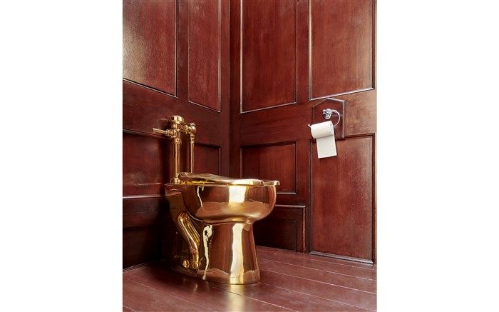 توالت طلایی به جای ونگوگ؛ پیشنهاد موزه گوگنهایم به در خواست کاخ سفید