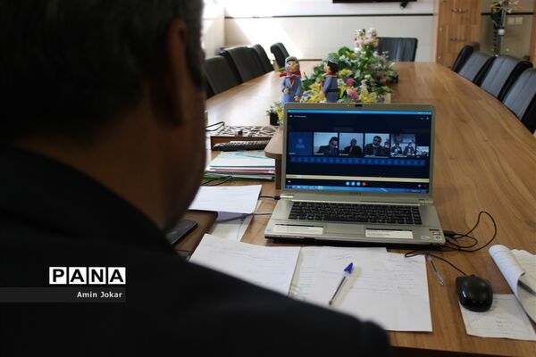 برگزاری جلسه ویدئو کنفرانس مدیران سازمان دانش‌آموزی کشور  پیرامون محتوای آموزشی  و شبکه آموزشی شاد