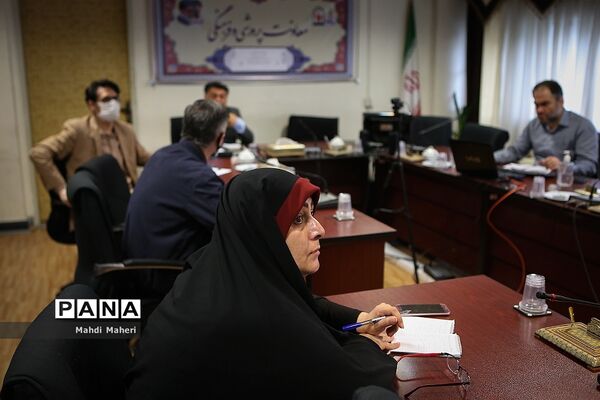 جلسه ویدیو کنفراس قائم‌مقام سازمان دانش آموزی با مدیران سازمان دانش آموزی استان های کشور
