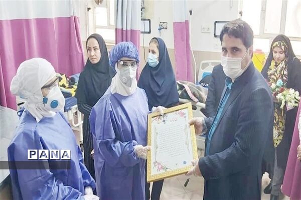 تقدیر از مدافعان سلامت در شهرستان امیدیه