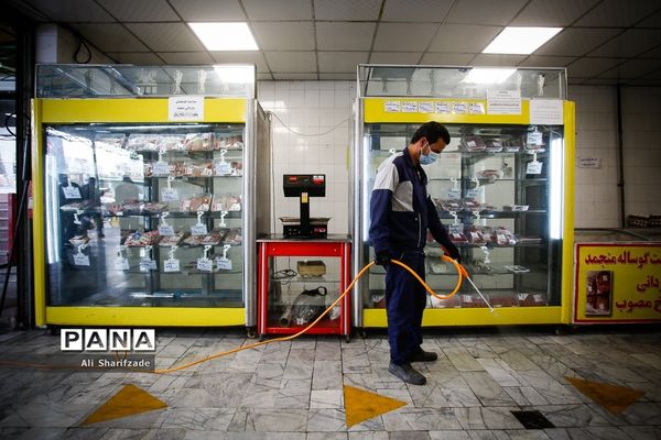 فاصله‌گذاری اجتماعی هوشمند  در بازار میوه تره بار