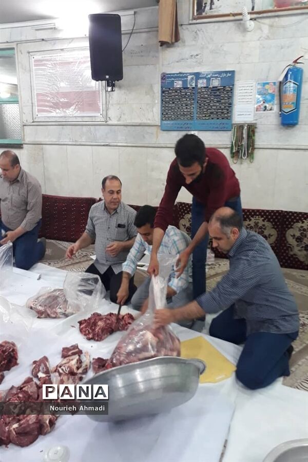 اهدای بسته‌های حمایتی در شهرری
