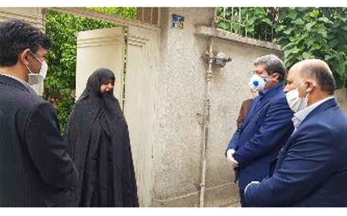 حضور و تجلیل رئیس سازمان آموزش و پرورش استثنایی از یک فرهنگی بازنشسته