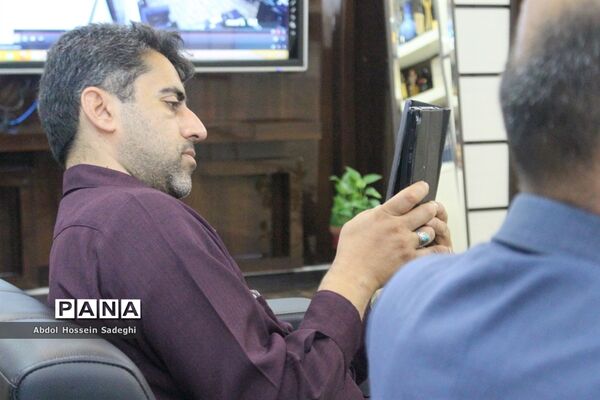 دیدارمسئول سازمان بسیج فرهنگیان سپاه امام صادق (ع)  استان بوشهر با مدیرکل آموزش و پرورش استان