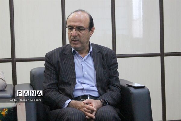 دیدارمسئول سازمان بسیج فرهنگیان سپاه امام صادق (ع)  استان بوشهر با مدیرکل آموزش و پرورش استان