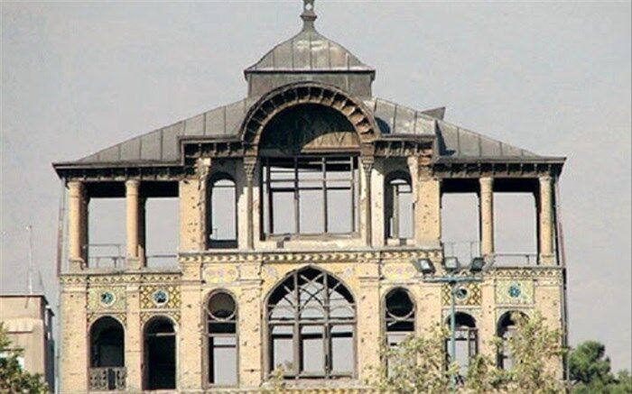 جزئیات مرمت عمارت کلاه فرنگی عشرت آباد