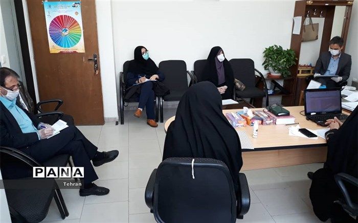 جلسه مسئولین ساماندهی اداره کل شهر تهران با همکاران پرورشی منطقه 8