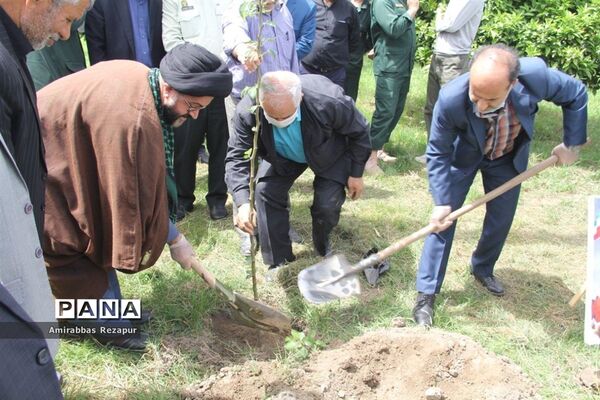 کاشت نهال به نیابت شهدای خان‌طومان در محمودآباد
