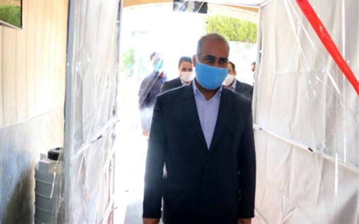 جوانان هرمزگانی گیت هوشمند ضد عفونی کننده لباس ساختند