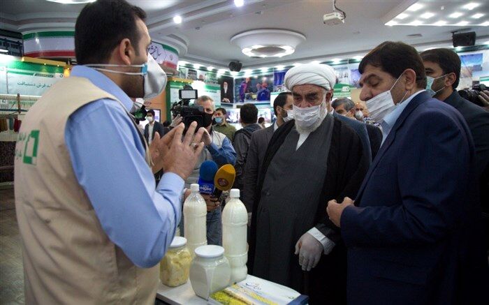 آغاز به کار نمایشگاه تخصصی جهش تولید و دستاوردهای مقابله با کرونا