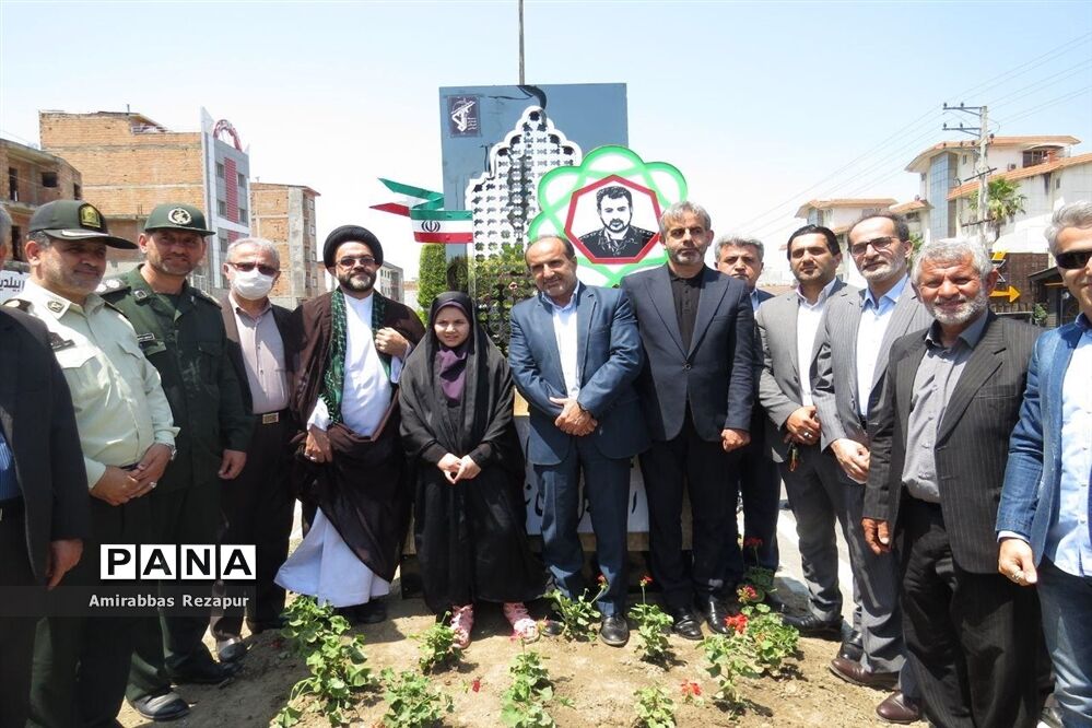 افتتاح بلوار شهید مدافع حرم خانزاده در  محمودآباد