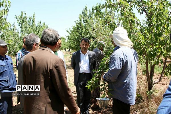 بازدید مدیرکل آموزش و پرورش قزوین از هنرستان کشاورزی فدک