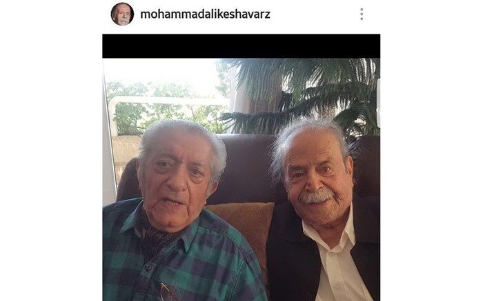 احوال‌پرسی عزت‌الله انتظامی ازمحمد علی کشاورز+ فیلم