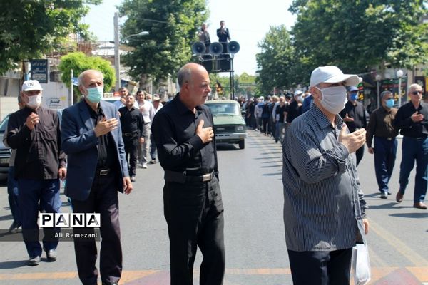 دسته‌روی به مناسبت شهادت امام صادق (ع) در قائم‌شهر
