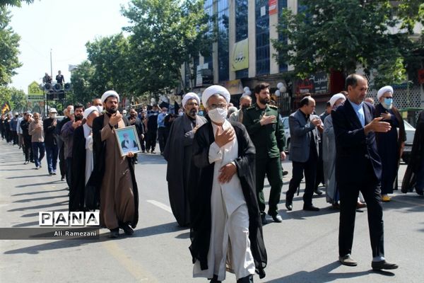 دسته‌روی به مناسبت شهادت امام صادق (ع) در قائم‌شهر