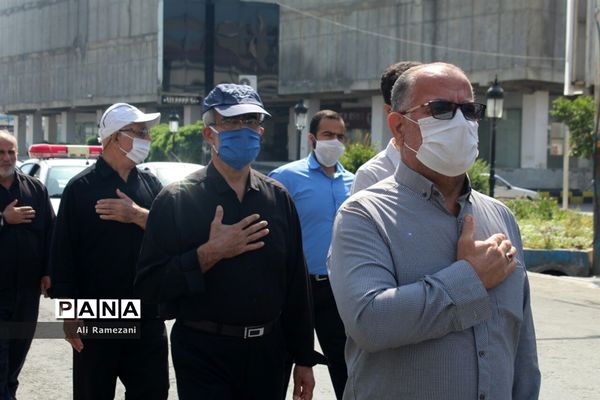 دسته‌روی به مناسبت شهادت امام صادق (ع) در قائم‌شهر