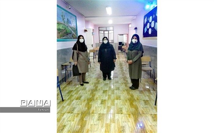 بازدید معاونت بهداشت دانشگاه علوم پزشکی تهران ازحوزه های امتحانات نهایی منطقه 17