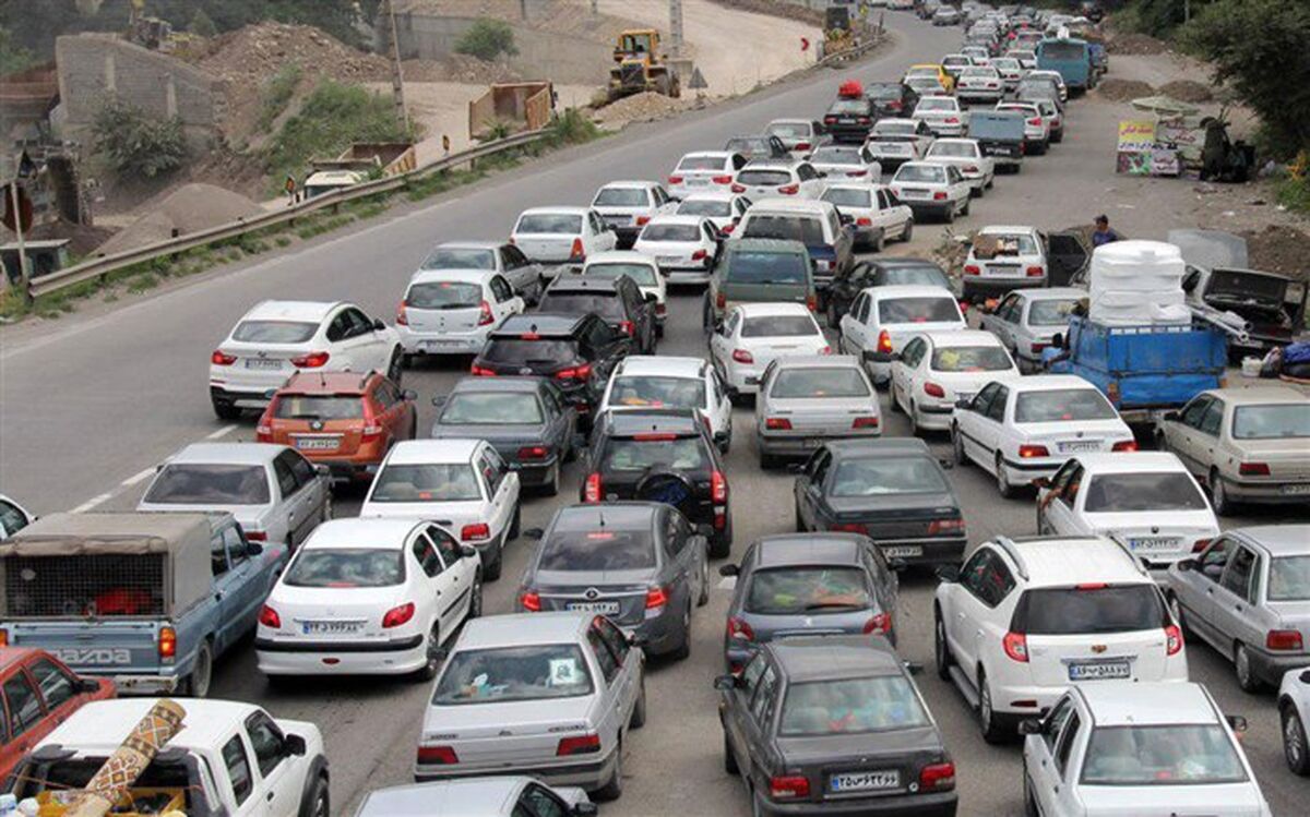 ترافیک در محور هراز و چالوس
