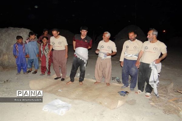 گروه جهادی ایثارگران بدون مرز استان بوشهر در بشاگرد روستای شمسون