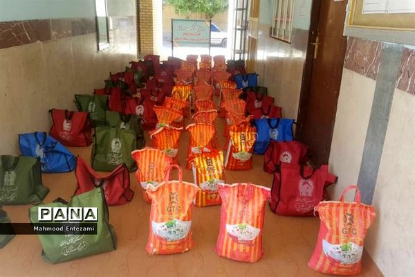 رزمایش کمک مومنانه دانش‌آموزان و فرهنگیان آب پخش