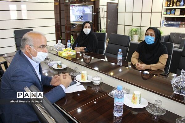 نشست مدیرکل بهزیستی استان بوشهربا مدیرکل آموزش و پرورش استان
