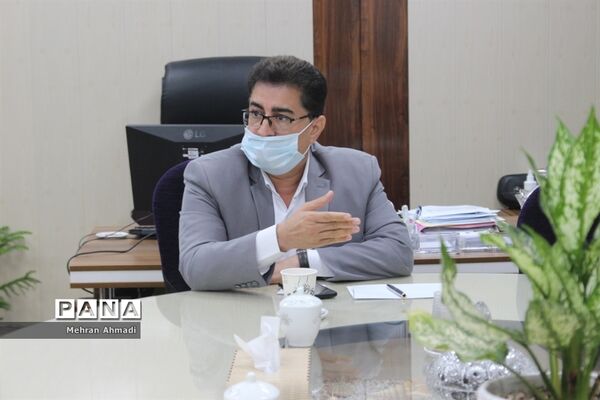 نشست معاونان آموزش و پرورش، پردیس دانشگاه فرهنگیان و  اداره استثنایی آموزش و پرورش بوشهر