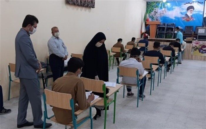 بازدید از حوزه‌های برگزاری امتحانات منطقه آب پخش انجام شد