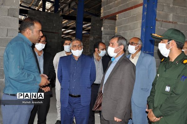 بازدید نماینده مردم شریف بیرجند از کشتارگاه درحال ساخت تمام صنعتی