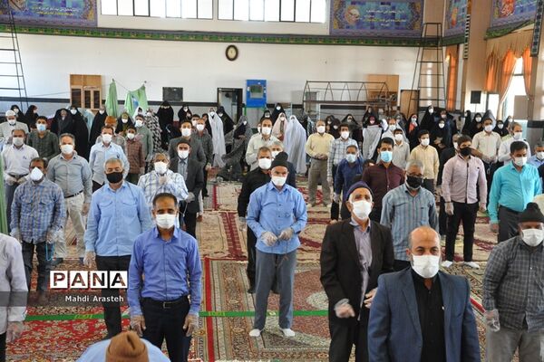 نمازجمعه سال 1399 با حضور نماینده مردم بیرجند ، خوسف و درمیان درمجلس شورای اسلامی