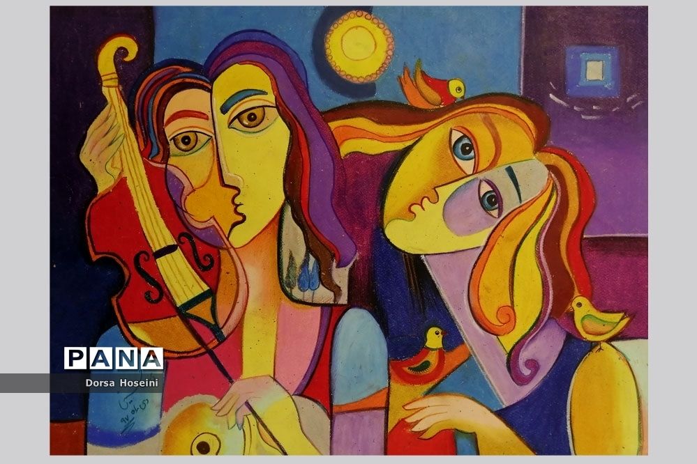 نمایشگاه مجازی آثار هنری دانش‌آموزان دبیرستان علوی شیراز