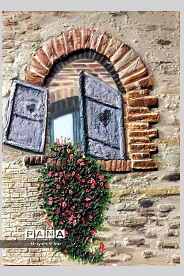 نمایشگاه مجازی آثار هنری دانش‌آموزان دبیرستان علوی شیراز