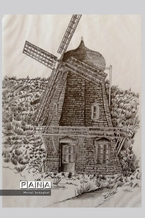 نمایشگاه مجازی آثار هنری دانش‌آموزان دبیرستان علوی شیراز