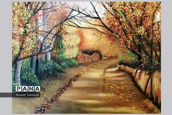 نمایشگاه مجازی آثار هنری دانش‌آموزان دبیرستان علوی شیراز