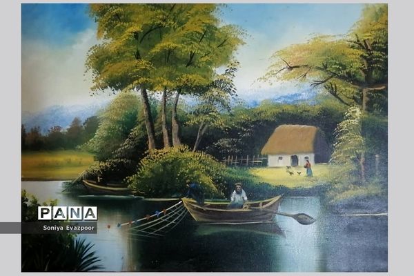 نمایشگاه مجازی آثار هنری دانش‌آموزان دبیرستان علوی شیراز