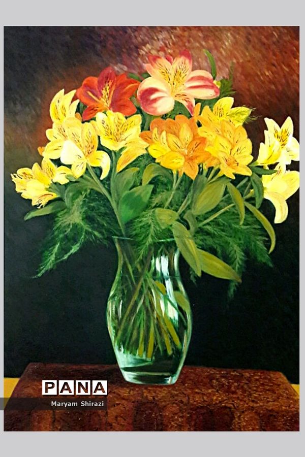 نمایشگاه مجازی آثار هنری دانش‌آموزان دبیرستان علوی شیراز