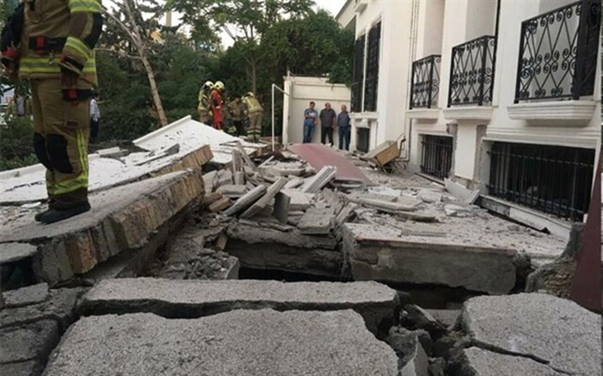 انفجار در ساختمان مسکونی ویلایی در شهرک غرب