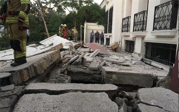 انفجار در ساختمان مسکونی ویلایی در شهرک غرب