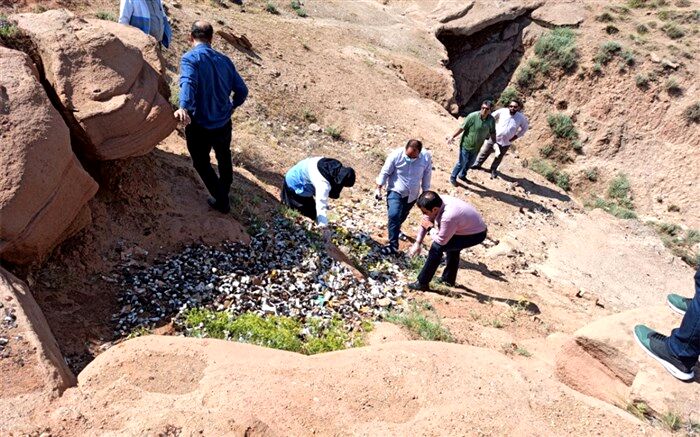 جمع آوری داروهای رها شده در جاده باباباغی