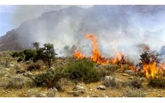 ششمین روز آتش سوزی در بوزین و مره خیل