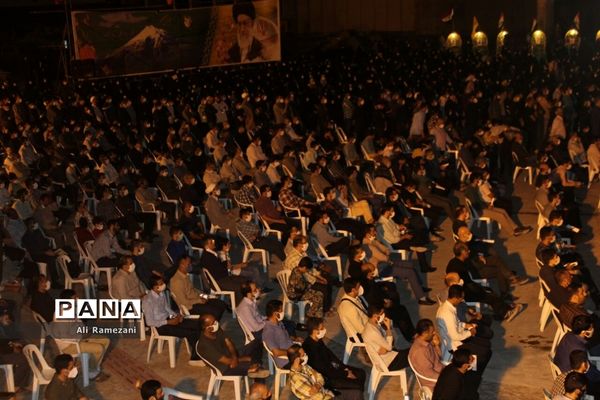 شب وداع با شهیدان مدافع حرم در پارک موزه دفاع مقدس مازندران