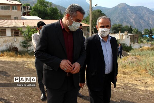 بازدید مدیرکل آموزش و پرورش مازندران از پروژه مجتمع گردشگری دانش‌آموزی ورسک