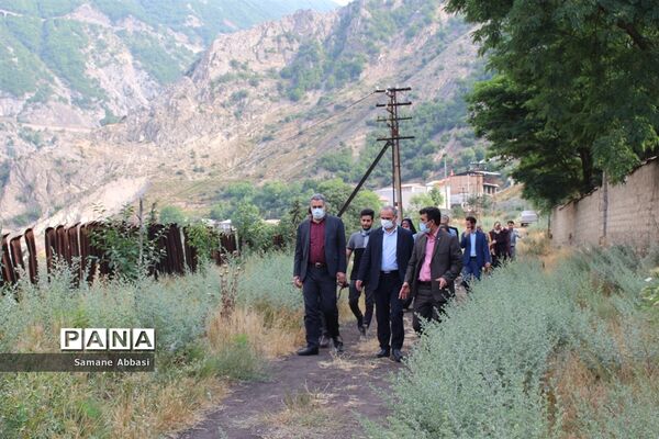 بازدید مدیرکل آموزش و پرورش مازندران از پروژه مجتمع گردشگری دانش‌آموزی ورسک