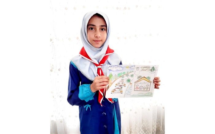 درخشش دانش آموز زبرخانی در پویش ملی با کتاب در خانه