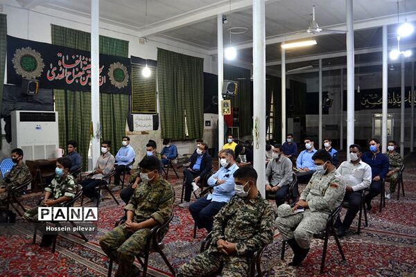 جلسه تعامل با کلانتری ۱۲  میدان امام در مسجد امام حسین( ع)